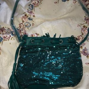 Sequin purse
